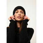Crew-Neck Jumper - Avana - Black