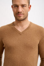 Jersey de Cuello en V de 4 Cabos - Nathan - Avellana