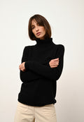 Jersey de Cuello Vuelto 4 Hilos - June - Negro