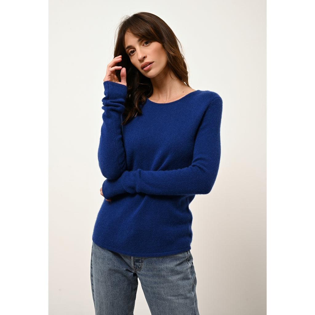 Pull Col Rond 4 Fils - Joyce - Outremer