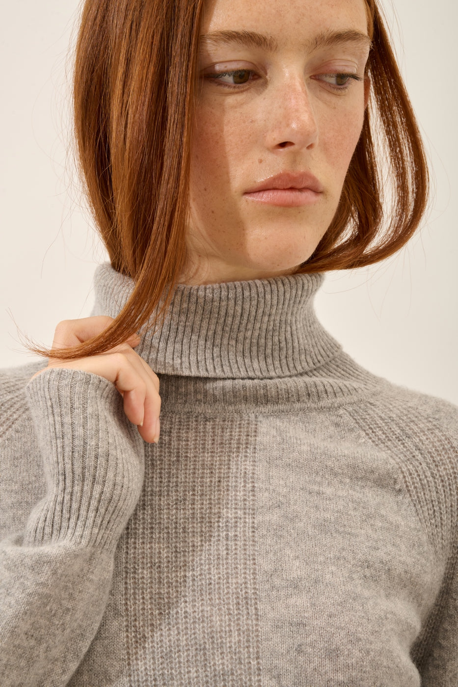 Jersey de Cuello Vuelto - Lilly - Nuage Chiné