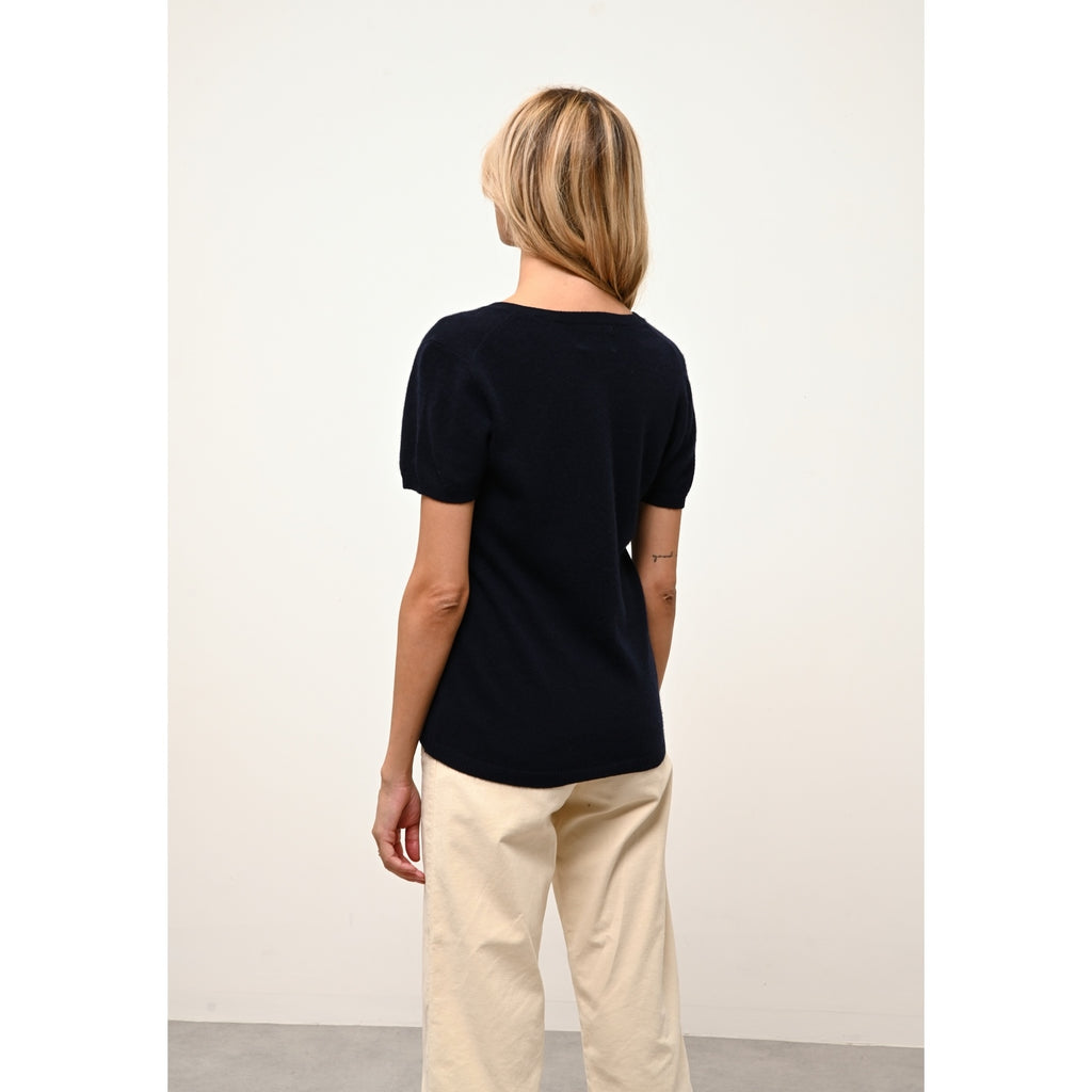 V-Neck T-Shirt - Glamis - Navy