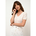 V-Neck T-Shirt - Glamis - Ivory