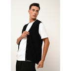 Sleeveless V-Neck Cardigan - Lana - Black