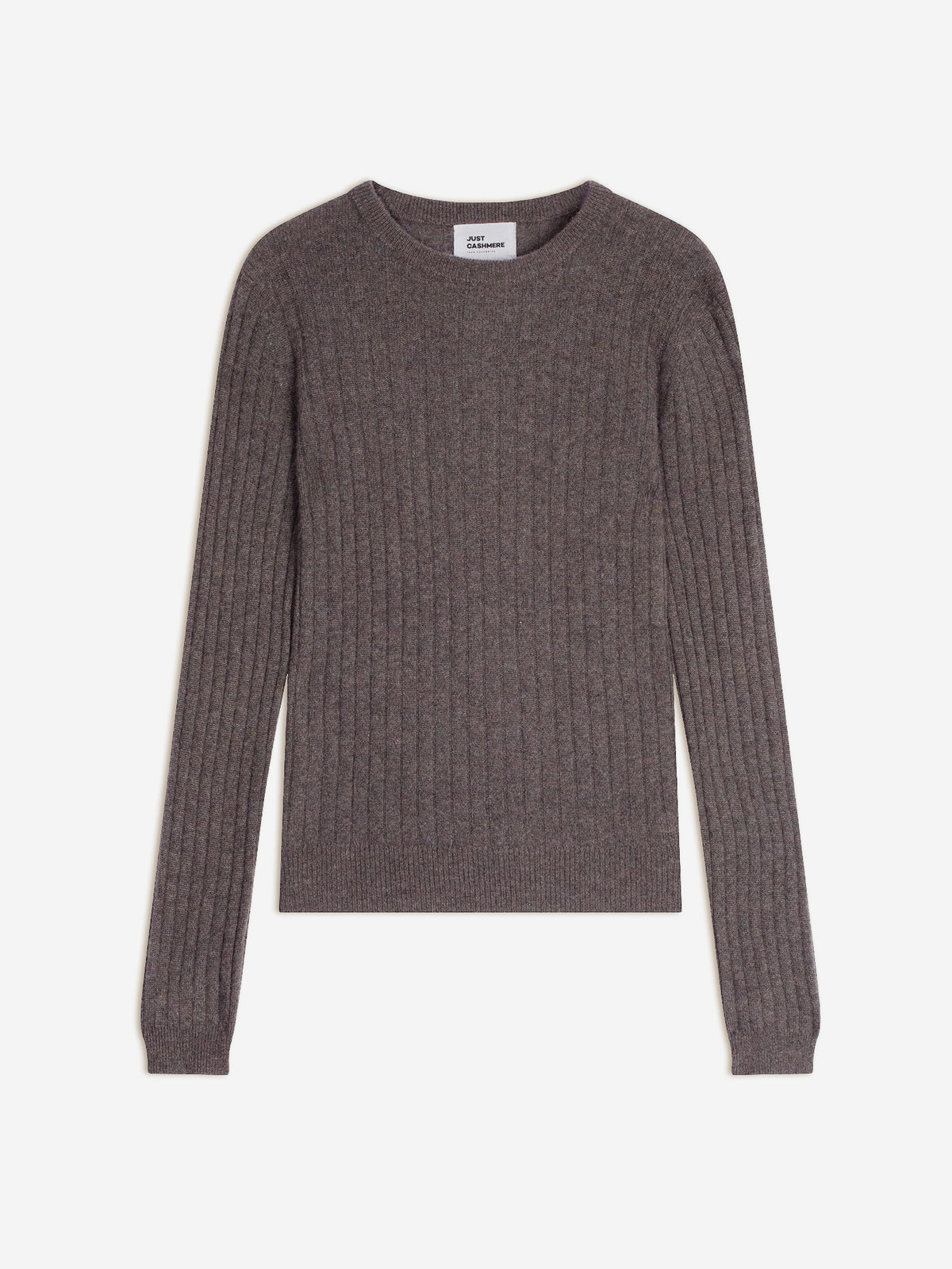 Pull Col Rond - Avana - Taupe Chiné