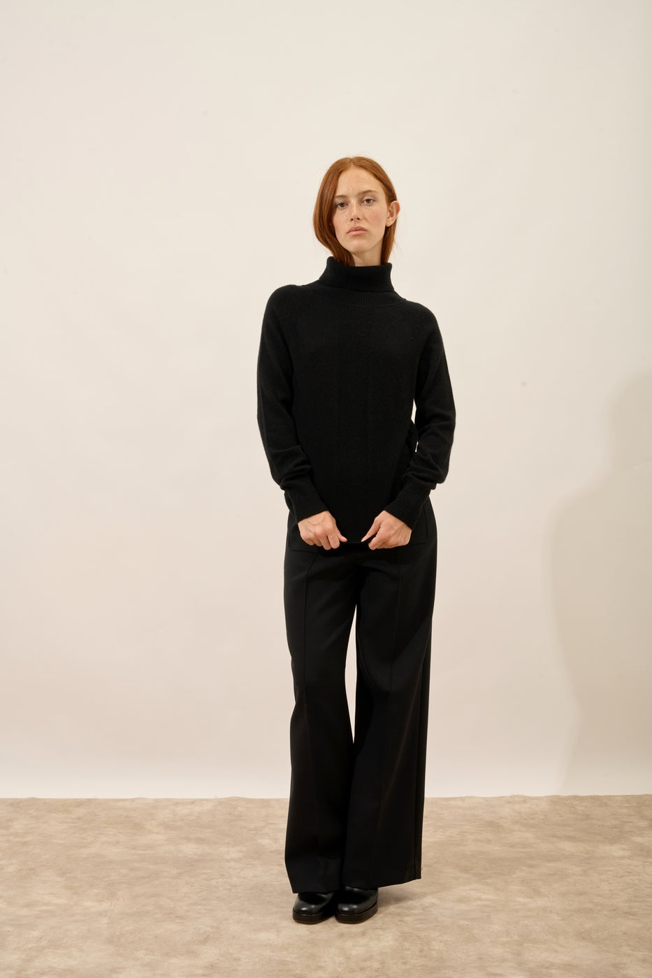 Roll-Neck Jumper - Lilly - Black