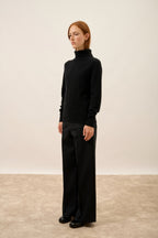 Roll-Neck Jumper - Lilly - Black