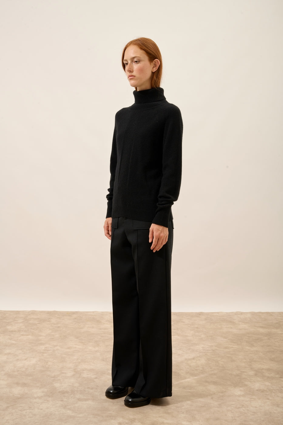 Roll-Neck Jumper - Lilly - Black