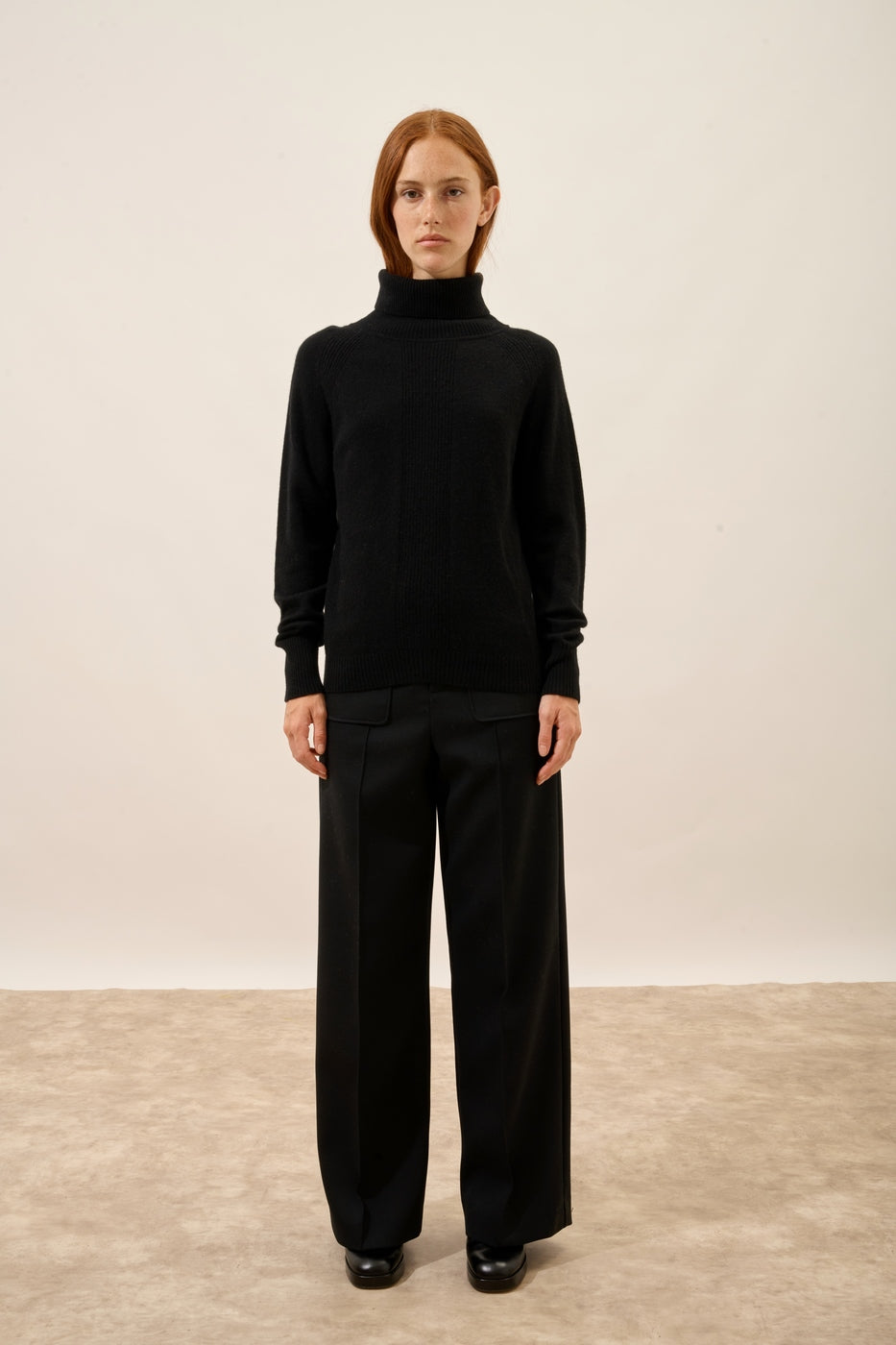 Roll-Neck Jumper - Lilly - Black