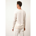 4-Ply V-Neck Jumper - Nathan - Snow