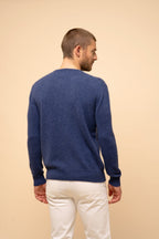 Pull Col Rond 4 Fils - Gabin - Ocean Chiné