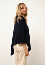 Poncho 4 Fils - Ashley - Navy