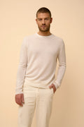 Pull Col Rond - Howard - Ivoire