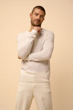 Pull Col Rond - Howard - Ivoire