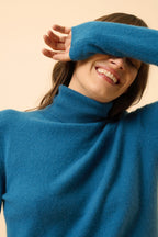 Pull Col Roulé - Ava - Paon