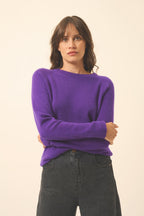 Pull Col Rond - Jane - Violette