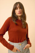 Crew-Neck Jumper - Jane - Squirrel