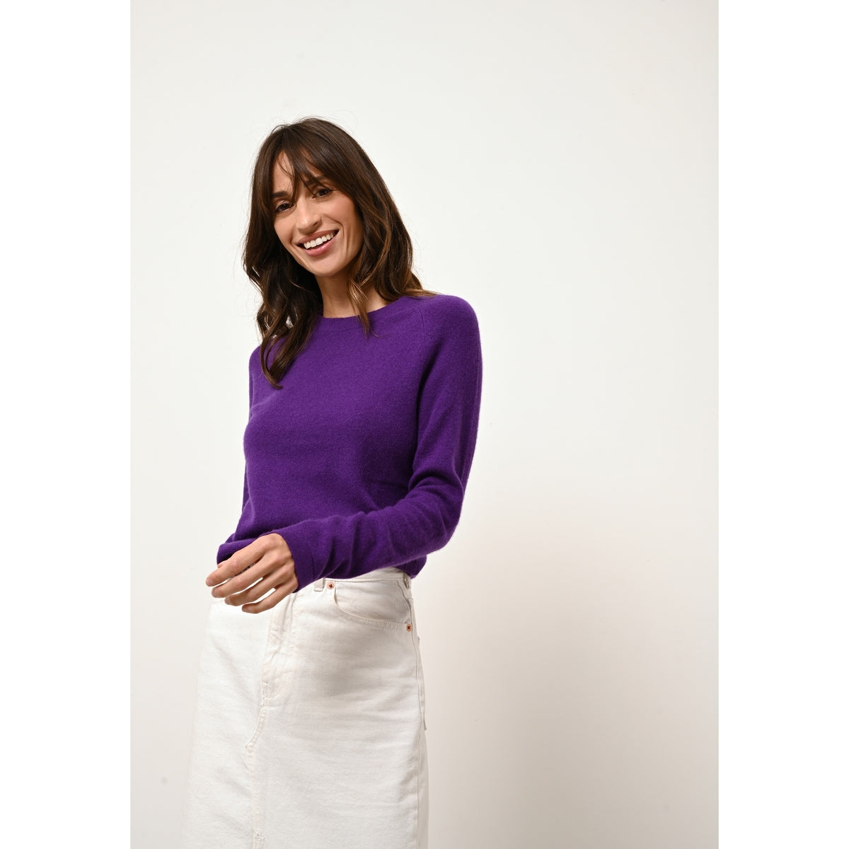 Batwing Jumper - Rebecca - Purple