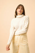 Jersey de cuello alto - Blantyre - Marfil