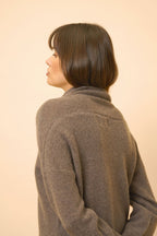 Pull Col Roulé - Blantyre - Taupe Chiné