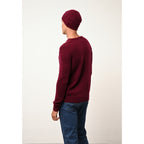 4-Ply Beanie - Cleo - Bordeaux