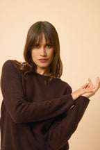 Pull Col Bateau - Grace - Choco