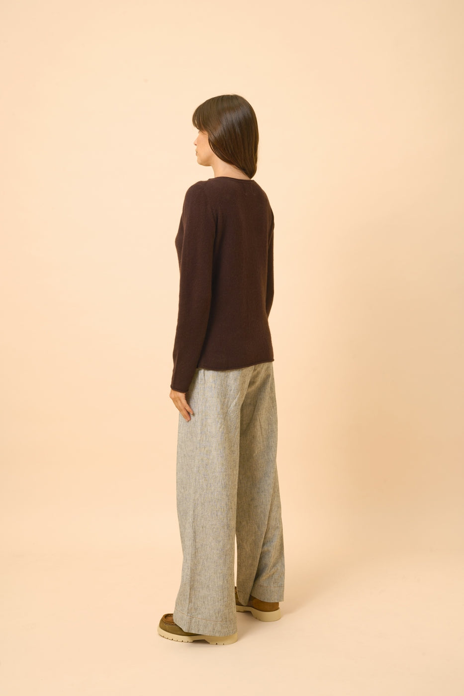 Pull Col Bateau - Grace - Choco