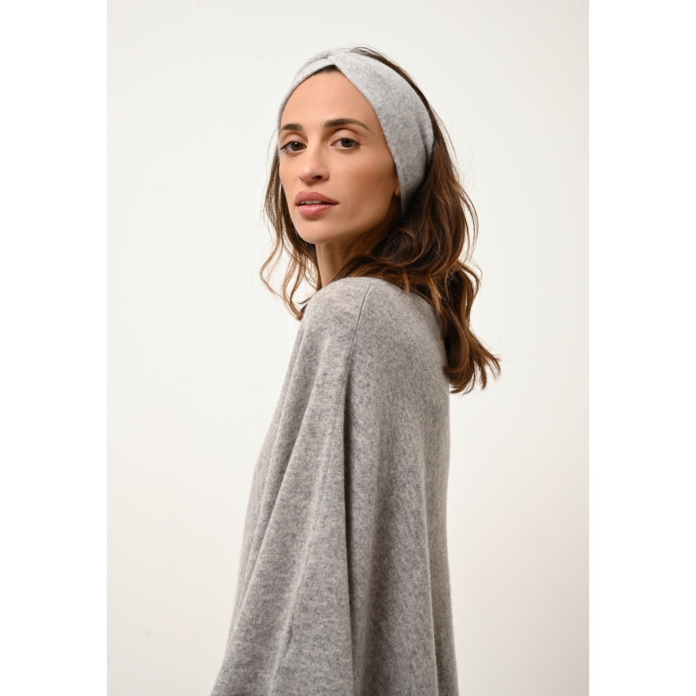 4-Ply Headband - Namad - Light Grey Marl