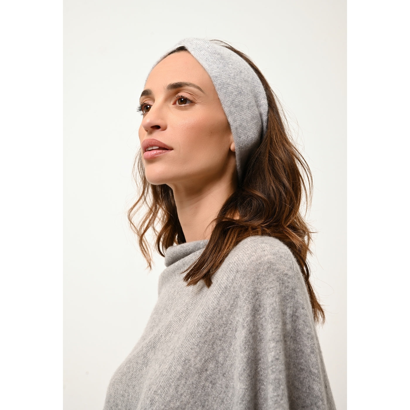 4-Ply Headband - Namad - Light Grey Marl