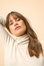 Jersey de Cuello Vuelto - Ava - Gris Perla Vigoré