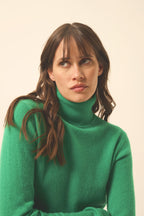 Jersey de cuello alto - Ava - Menta