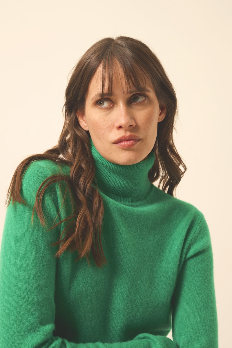 Jersey de cuello alto - Ava - Menta