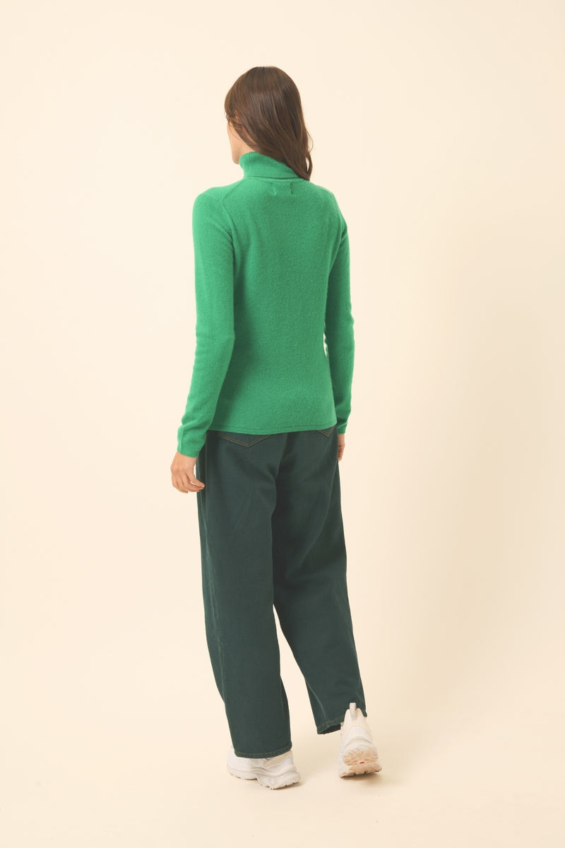 Pull Col Roulé - Ava - Menthe