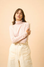 Pull Col Roulé - Ava - Poudre