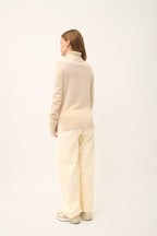 Turtleneck Sweater - Lexie - Oatmeal