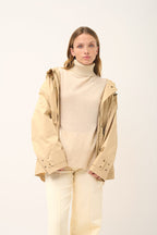 Turtleneck Sweater - Lexie - Oatmeal