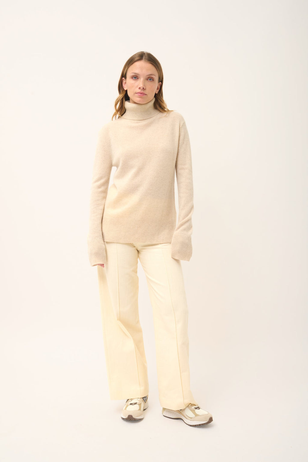 Turtleneck Sweater - Lexie - Oatmeal