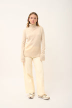 Turtleneck Sweater - Lexie - Oatmeal