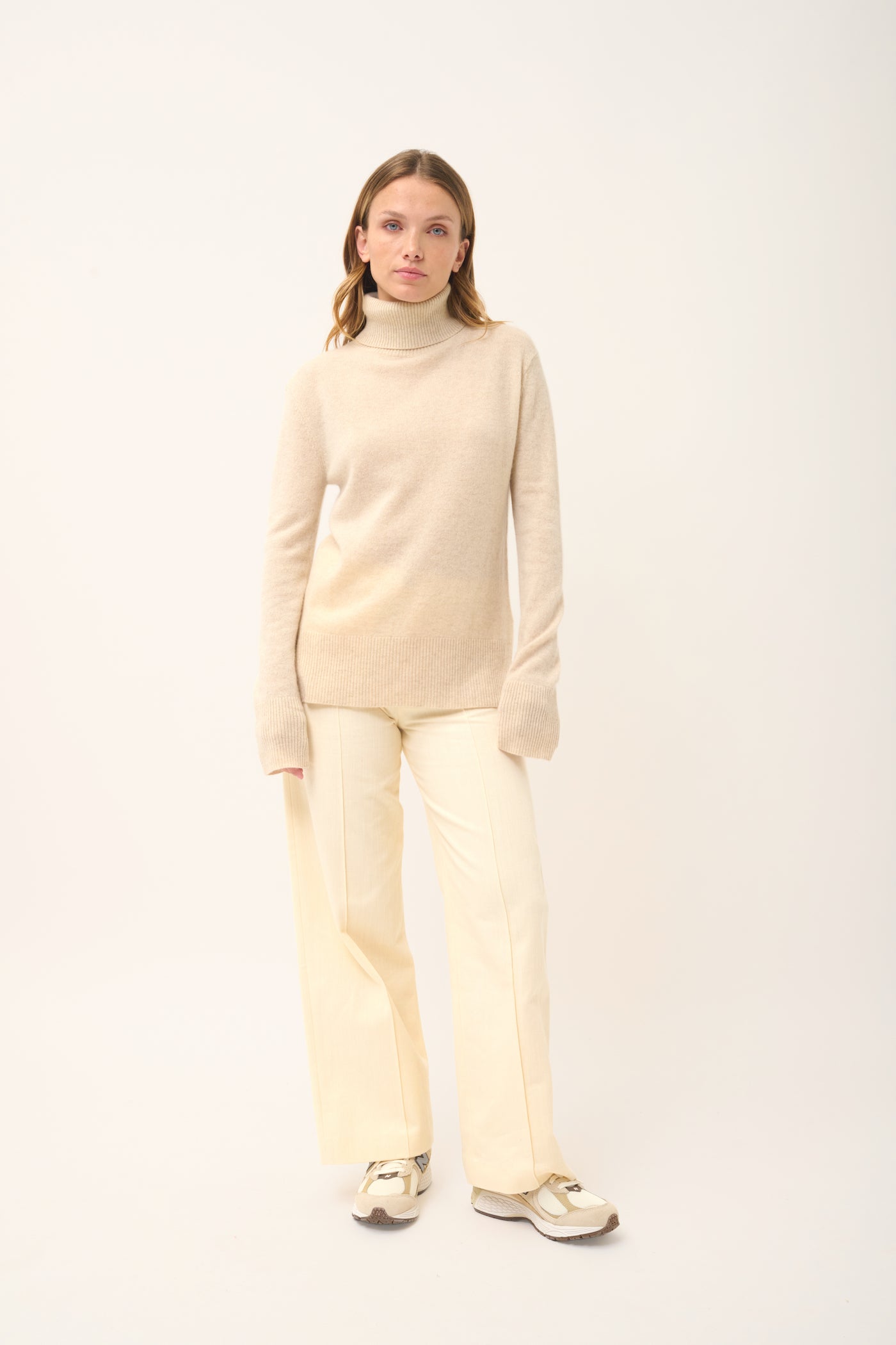 Turtleneck Sweater - Lexie - Oatmeal