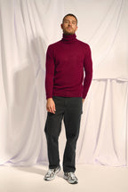 Pull Col Roulé 4 Fils - Sacha - Bordeaux