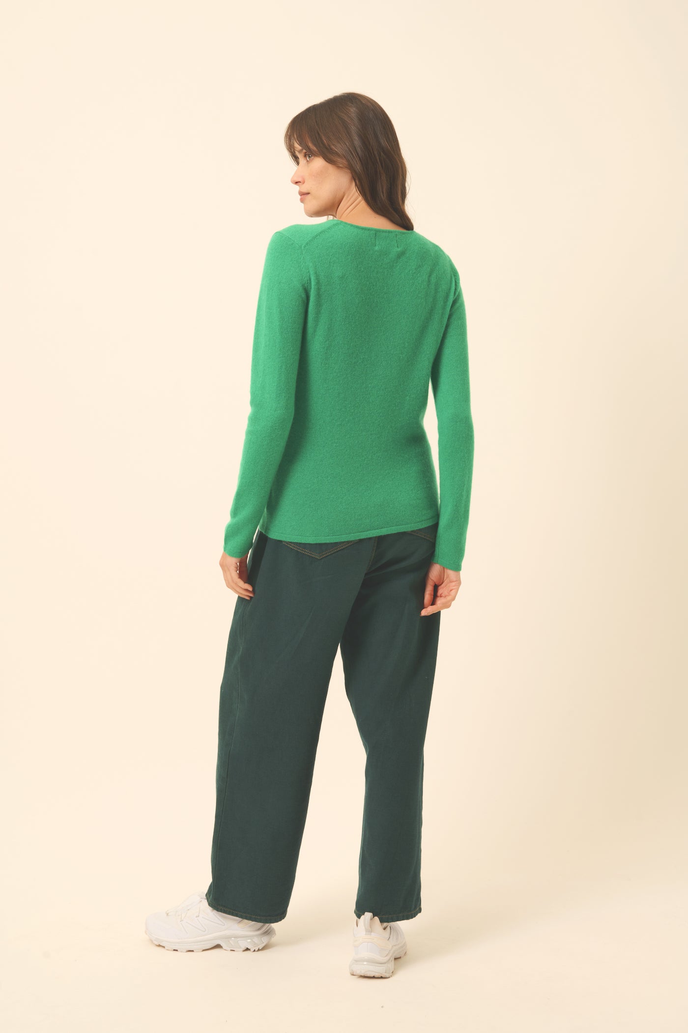Pull Col V - Joan - Menthe