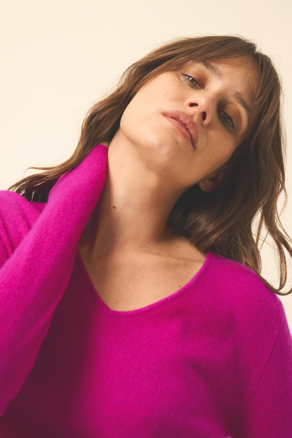 Pull Col V - Joan - Violine