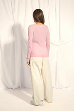 Pull Col V - Joan - Dragée