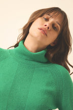 Roll Neck Jumper - Lilly - Mint