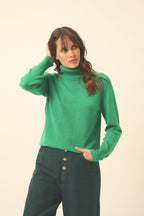 Roll Neck Jumper - Lilly - Mint