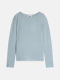 Pull Col Bateau - Grace - Bleu Clair Chiné