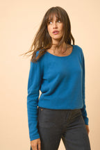 Pull Col Bateau - Fiona - Paon