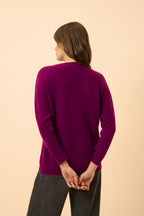 Pull Chauve Souris - Rebecca - Prune
