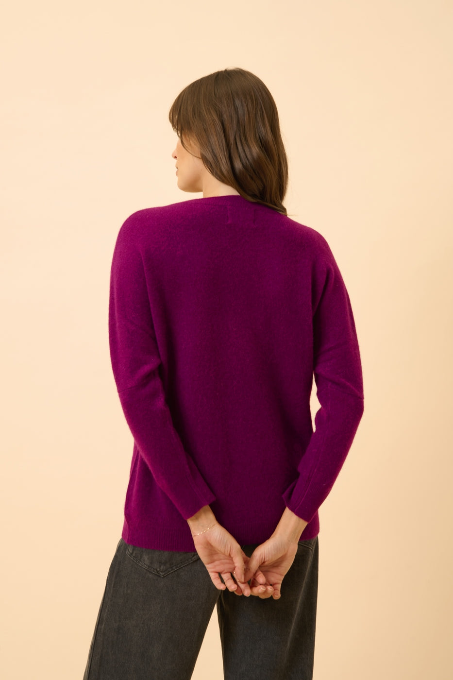 Pull Chauve Souris - Rebecca - Prune