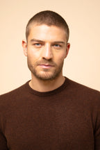 Just Cashmere - Crew-Neck Jumper - Howard - Coffee
